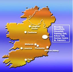 Map of Irish Prisons